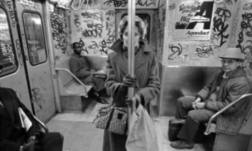 A subway in the 80s.